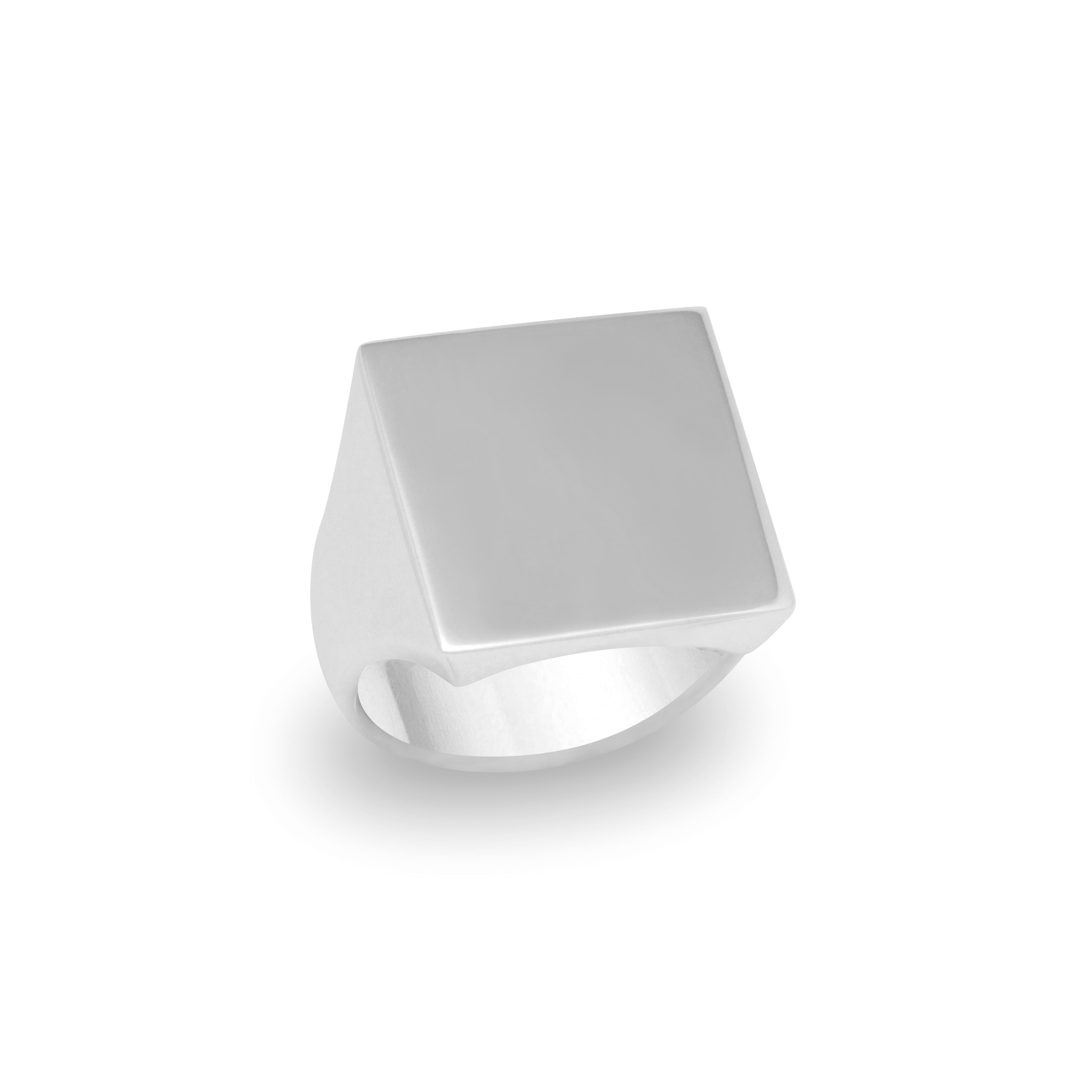 Signet Ring Rilver Sterling Silver Signet Ring – Custom Signet Rings