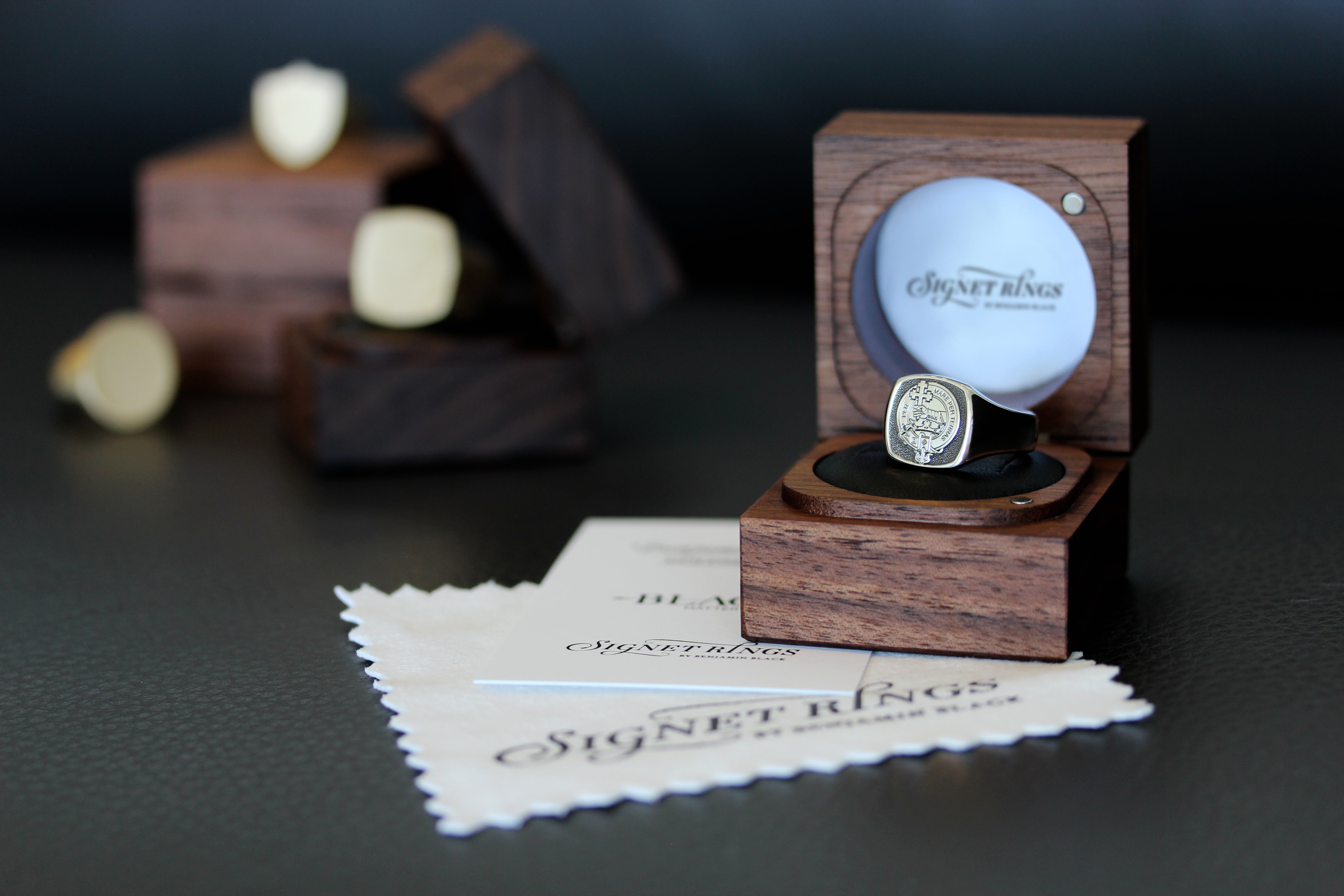 Custom Signet Rings | Shop Benjamin Black signet rings